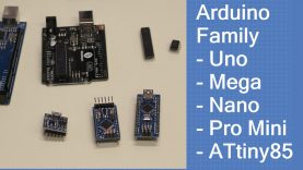 The Arduino Family – Uno – Mega – Nano – Pro Mini -ATtiny85