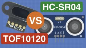 Laser vs Ultrasonic – TOF10120 vs. HC-SR04