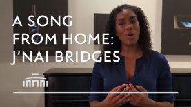 Mezzo-soprano J'Nai Bridges sings a Song from Home – Dutch National Opera