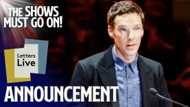 LETTERS LIVE ft Benedict Cumberbatch, Tom Hiddleston and more! | ANNOUNCEMENT | The Shows Must Go On