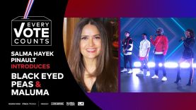 Salma Hayek Pinault Intros Black Eyed Peas & Maluma | Every Vote Counts: A Celebration of Democracy