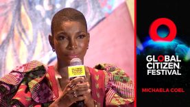 Host Michaela Coel Introduces Global Citizen Prize Winner Khanyisile Motsa | Global Citizen Festival