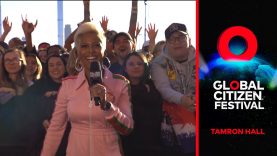 Tamron Hall Introduces Angélique Kidjo to the Central Park Stage | Global Citizen Festival: NYC