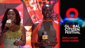 Danai Gurira & Berla Mundi Introduce Usher | Global Citizen Festival: Accra