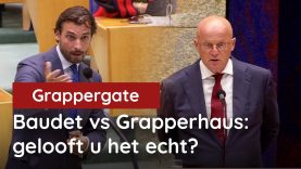 Baudet confronteert Grapperhaus: 'Gelooft u het écht?!'
