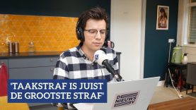 Pieter Derks: 'Taakstraf is juist de grootste straf die je kan ondergaan' | NPO Radio 1