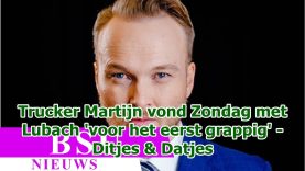 Trucker Martijn vond Zondag met Lubach 'voor het eerst grappig' – Ditjes & Datjes