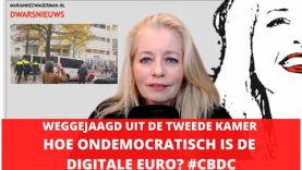 Uitgenodigd door een Kamerlid, weggejaagd door de ME. Hoe ondemocratisch is de digitale euro? #CBDC