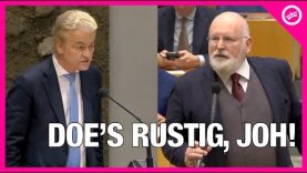 Geert Wilders en Frans Timmermans GAAN LOS op elkaar: “Met je Messiascomplex”