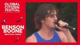 Musician Benson Boone sings Beautiful Things | Global Citizen Festival NYC 2024