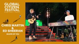 Ed Sheeran performs Shape of You with Chris Martin | Global Citizen Festival NYC 2024