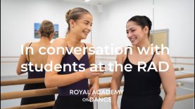 In conversation with RAD students