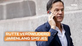 Rutte verwijderde jarenlang iedere dag sms'jes: 'Niet goed voor vertrouwen in politiek'