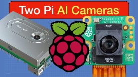 Two Raspberry Pi AI Cameras