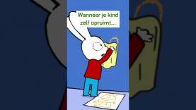 Daarom doe je het liever zelf… 🥲 ⁠⁠#ouderschap #opvoeding #schoonmaken #Simon #NPOZappelin #shorts