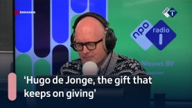 'Hugo de Jonge, the gift that keeps on giving' | NPO Radio 1