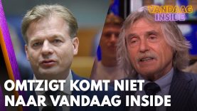 Pieter Omtzigt komt niet naar Vandaag Inside: 'Hij voelt zich niet thuis aan onze tafel'