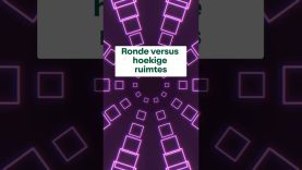 Er bestaan hoekige en ronde ruimtes. Ken jij het verschil? 😨😌