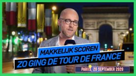 Tour de France in september 2020 | MAKKELIJK SCOREN: STUDIO AFGELAST