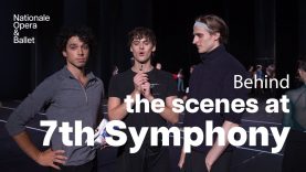 First on-stage rehearsal of 7th Symphony | Dutch National Ballet