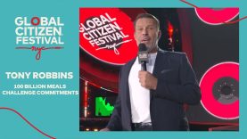 Tony Robbins Announces New 100 Billion Meals Challenge Commitments | Global Citizen NYC 2025