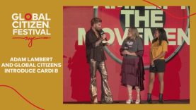 Adam Lambert and Global Citizens Introduce Cardi B | Global Citizen Festival NYC 2025