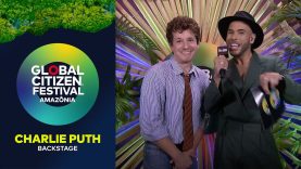 Hugo Gloss Interviews Charlie Puth Backstage | Global Citizen Festival: Amazônia 2025