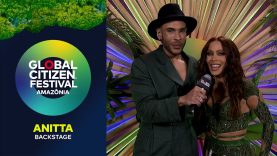 Hugo Gloss Talks with Anitta Backstage | Global Citizen Festival: Amazônia 2025