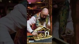 Dit hebben we bij de kerststal bedacht