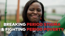 Candice Chirwa leads a Know Your Flow workshop to break period stigma and fight period poverty